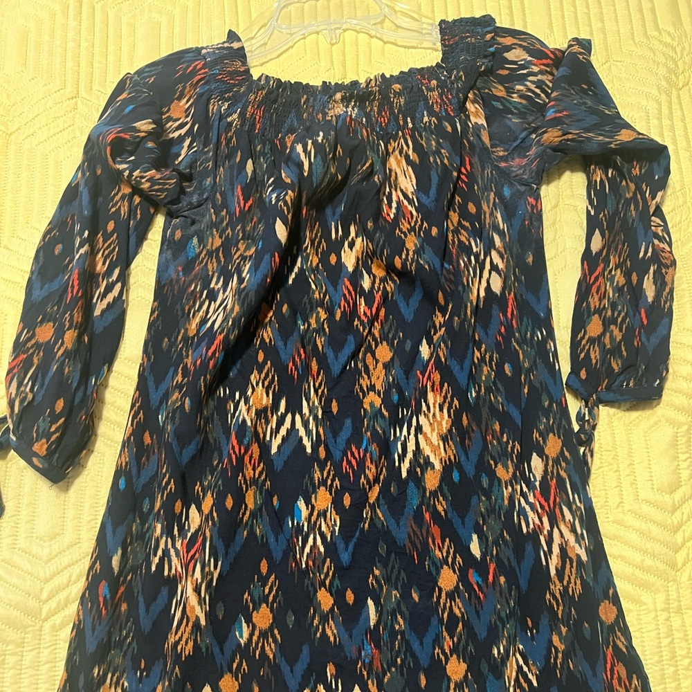 Boho Chic Off-Shoulder Tunic/Dress